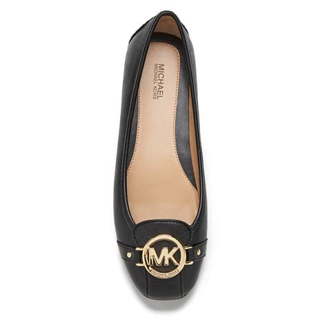 michael kors fulton leather flats|michael kors lillie ballet flats.